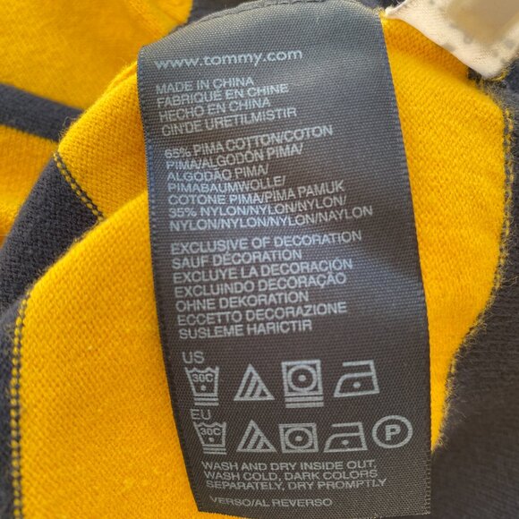 Tommy Hilfiger V-Neck Stripe Sweater (XS) - Picture 11 of 11